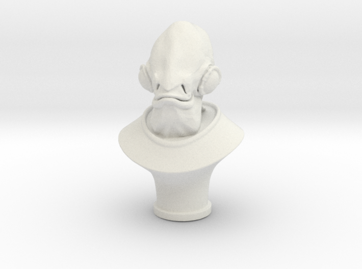 Amiral Ackbar Bust 3d printed 