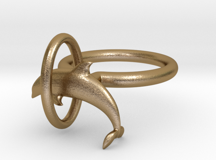 Dolplin Ring(US Size10) 3d printed 