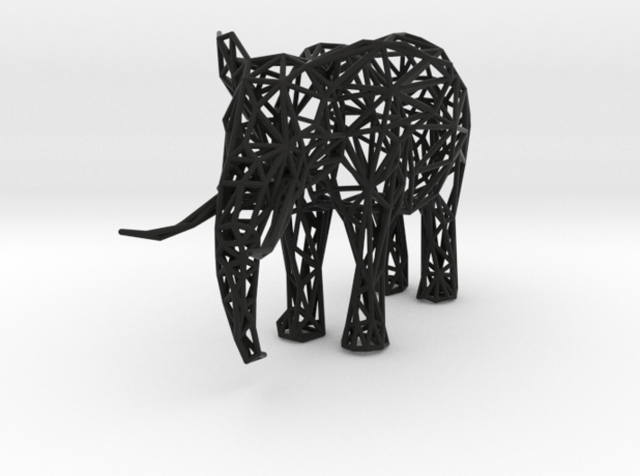 Digital Safari- Elephant (Small) 3d printed 