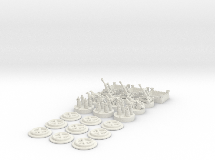 Catan Pieces Knights - White 3d printed 