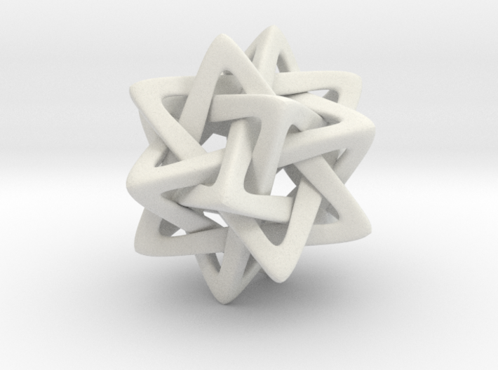 Five Tetrahedra, medium 3d printed 
