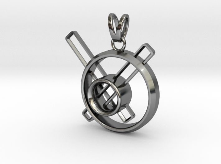 Stopped Time Pendant 3d printed 