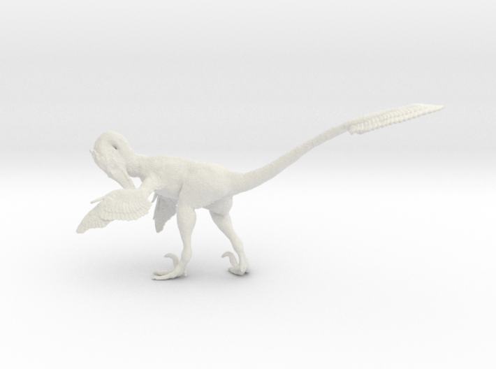 1:12 Scale Velociraptor  (Preening) 3d printed 