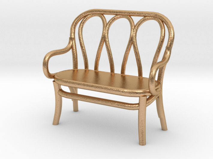 1:48 Bentwood Settee 3d printed 