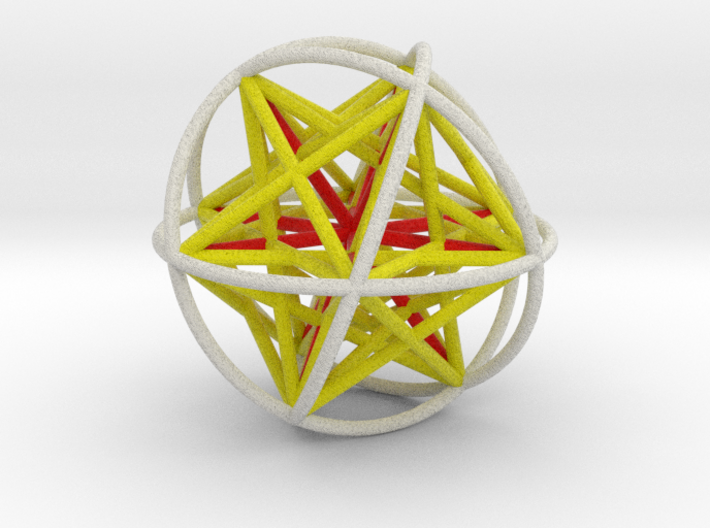 Metatrons Cubeoctahedral Sphere Connections 80mm 3d printed 
