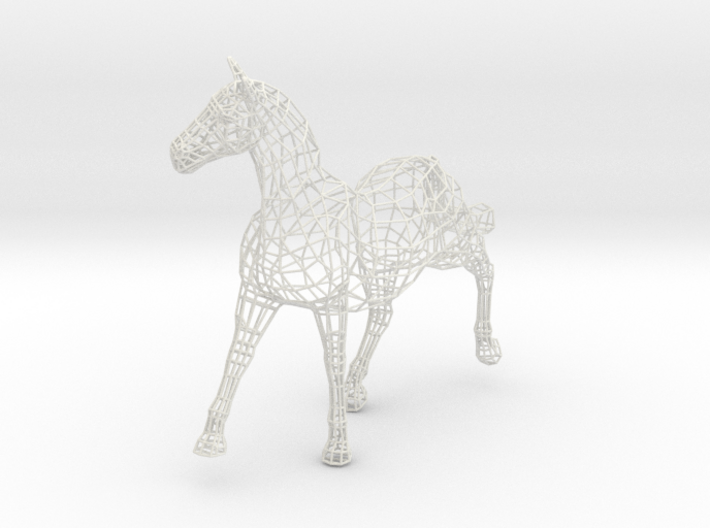 2014 Year of the Horse- Nylon (Large) 3d printed 