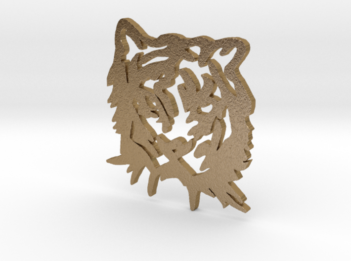 NODE - Tiger Pendant - 3d printed 