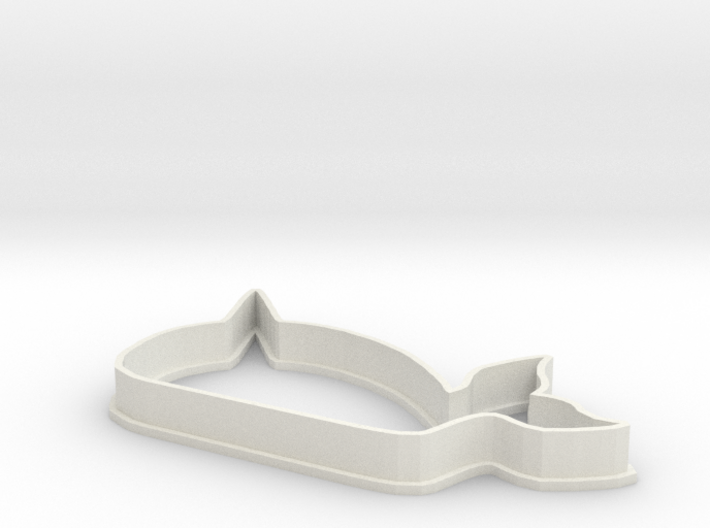 Narwhal Cookie Cutter 3d printed 