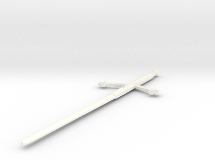 Action Figure Weapon: Claymore (5 mm peg) 3d printed 