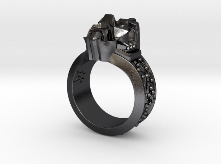 Neuromancer Avatar Ring (US Size 5) 3d printed 