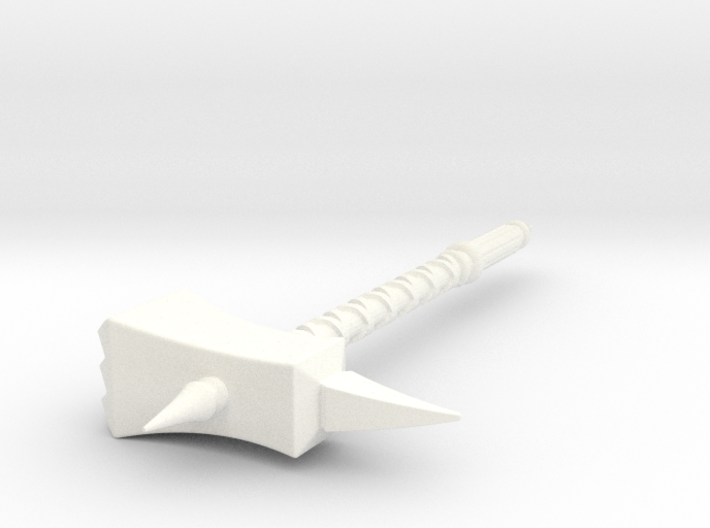 Action Figure Weapon: Warhammer (5 mm peg) 3d printed 