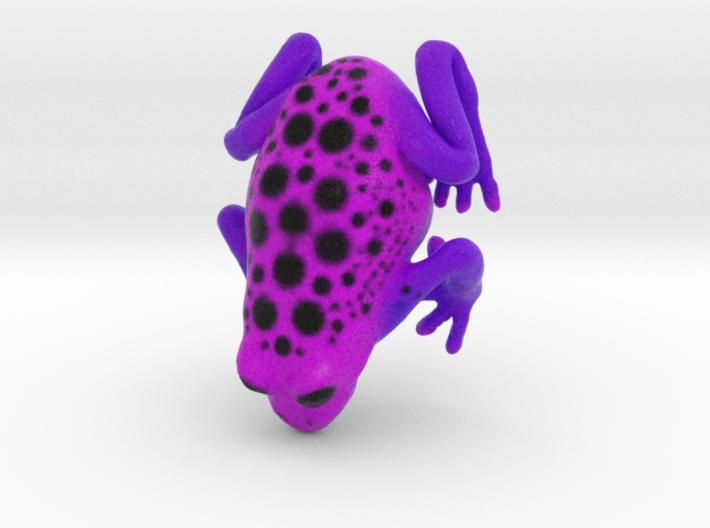 Purple Poison Dart Frog 3d printed 