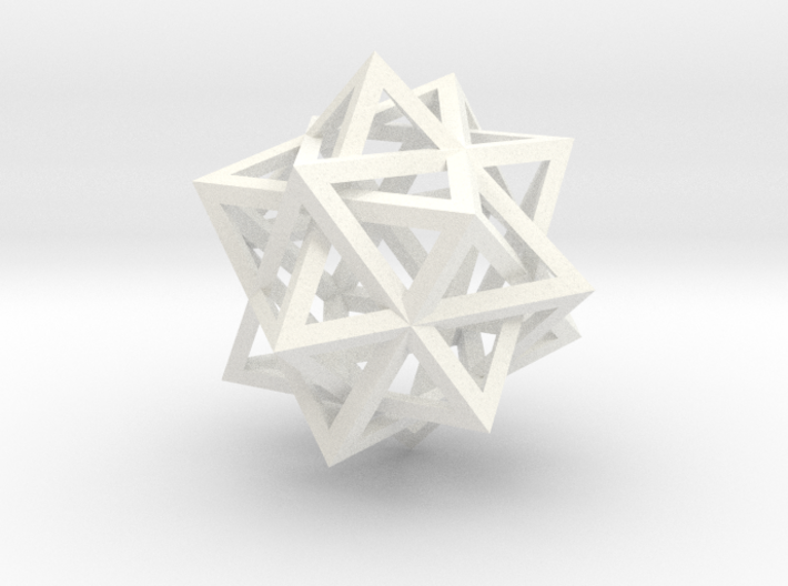 3 oktaeder stern 3d printed 