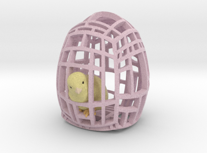 The Easter Chick - a - Dee (Light Pink) 3d printed 