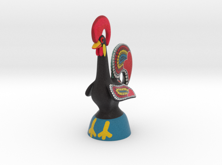 Rooster of Barcelos Legend 3d printed 