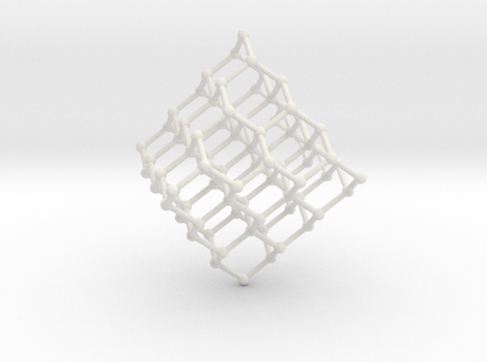 Face Centered Cubic (Diamond) Crystal Structure 3d printed 