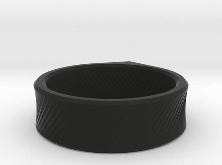 Q - Ring / Size 8 3d printed 