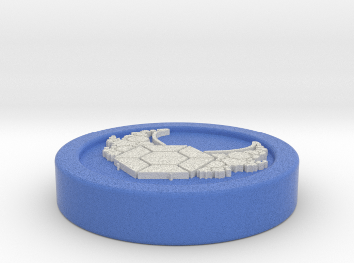 Circle Token - 1" Lawful 3d printed 