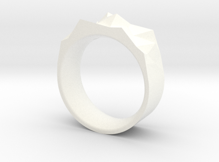 Triangulated Ring - 21mm 3d printed 