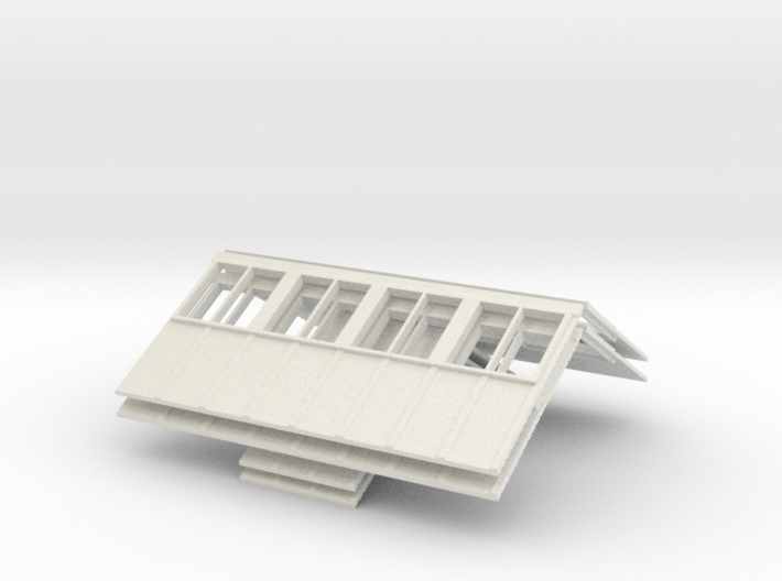 Roofs for 280mm long Canopy 3d printed 