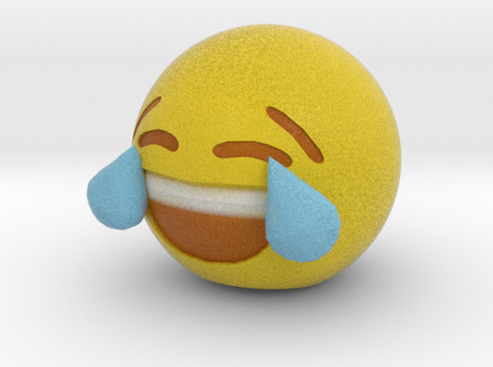 3D Emoji Laugh 'Til You Cry 3d printed 