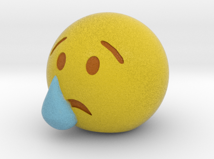 3D Emoji Tears 3d printed 
