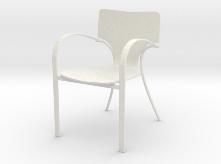 Strada Chair 3.7" tall 3d printed 