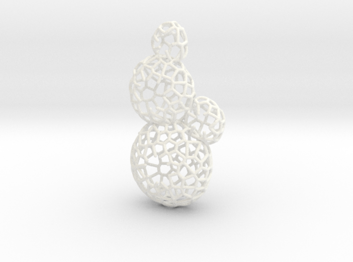 Star Coral Earring 3d printed 
