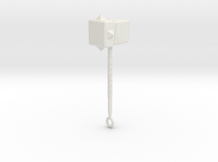 Cael Hammer Keychain 3d printed 