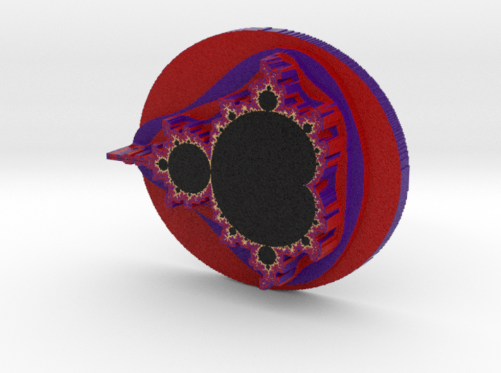 3D Mandelbrot 3d printed 