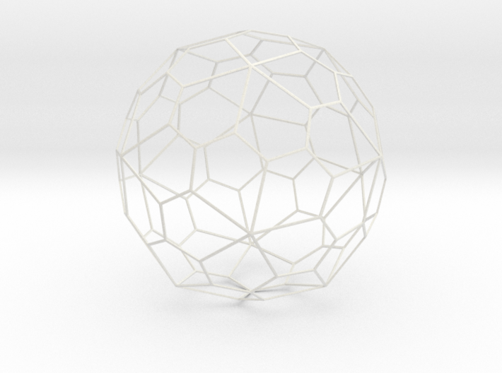 Pentagonal Hexecontehedron, large 3d printed 