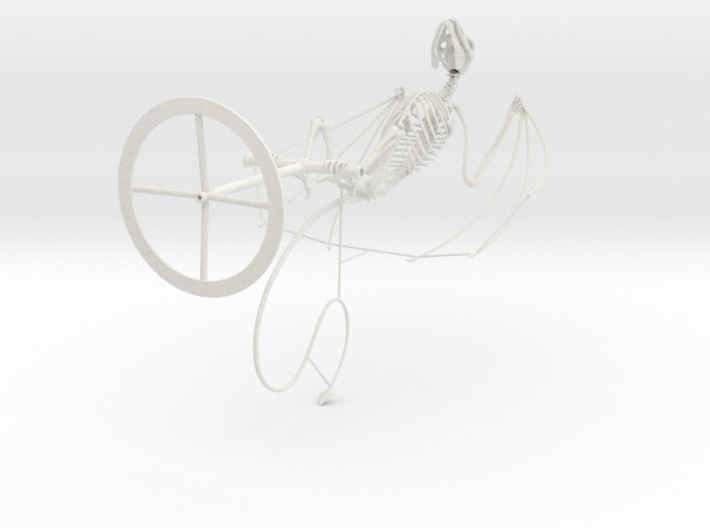 Wyvern Skeleton with Perch 3d printed 