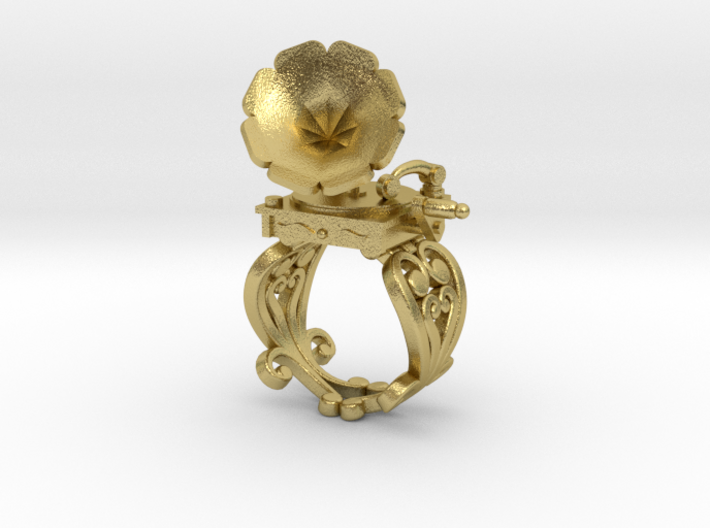 Phonograph Ring 3d printed 