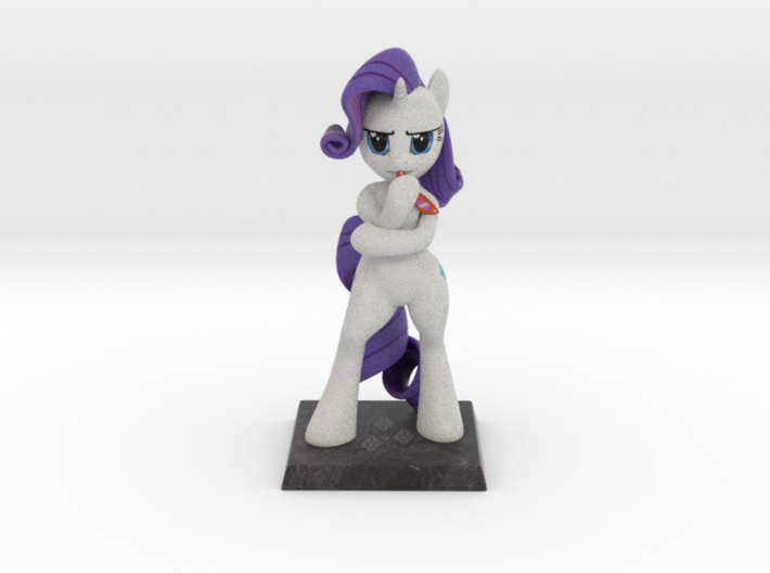 My Little Pony - Fabulous Rarity 10cm 3d printed 