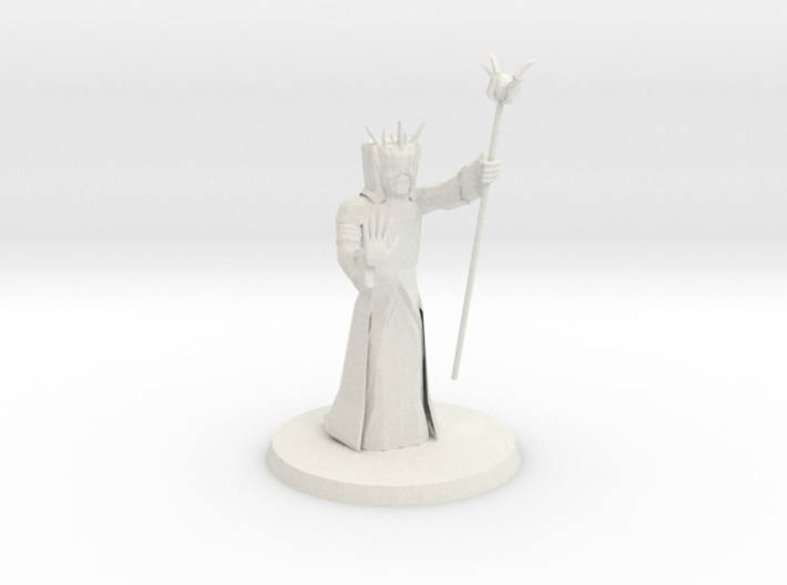 Mouth Of Sauron - LOTR Strategy Game Miniature 3d printed 