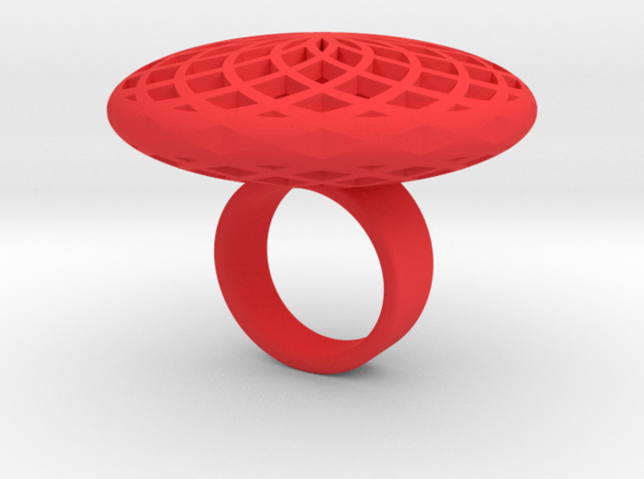 SACRED CIRCLE RING Medium 3d printed 