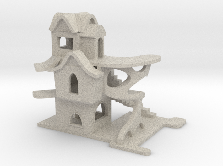 Fun House  3d printed 