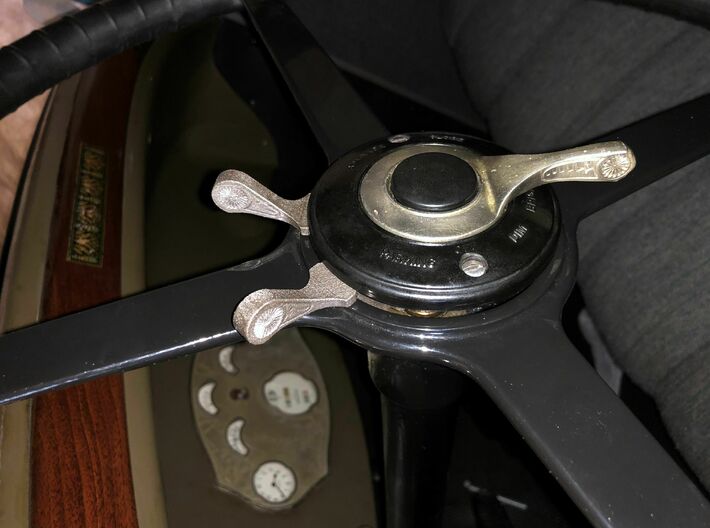 THROTTLE LEVER ($11) 3d printed A customer bought plastic and painted them