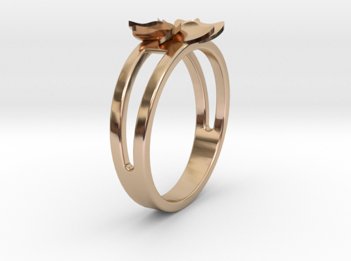 Flower Ring All Sizes 3d printed