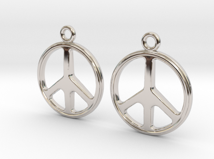 Peace and love 3d printed