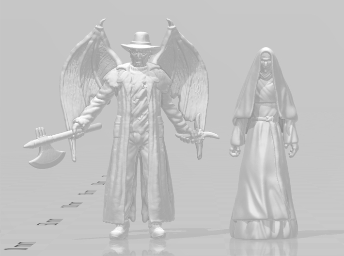 Jeepers Creepers Winged miniature model fantasy wh 3d printed 