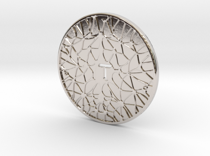 Biττensor Neural Coin (Large) 3d printed