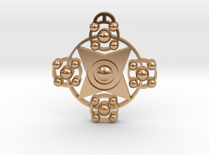 Poirino Piemonte Crop Circle Pendant 3d printed