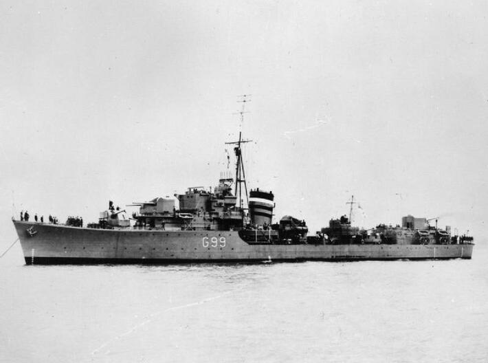 Nameplate HMS Laforey 3d printed L-class destroyer HMS Laforey.