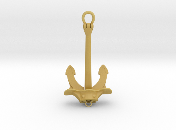 1/48 DKM Stern anchor (port side) 3d printed