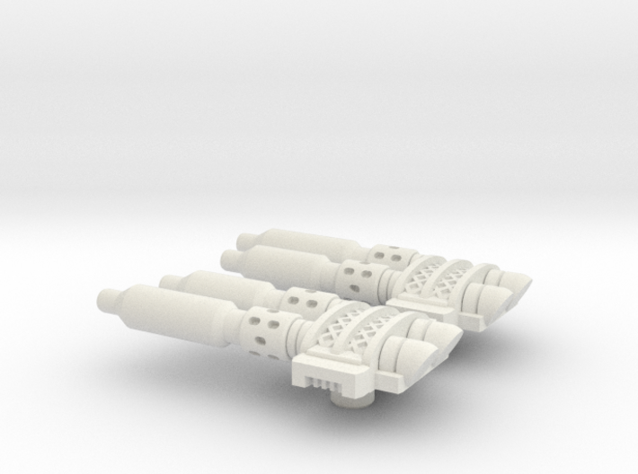 TF Legacy Armada Prime Smoke Stack Weapon Set 3d printed 