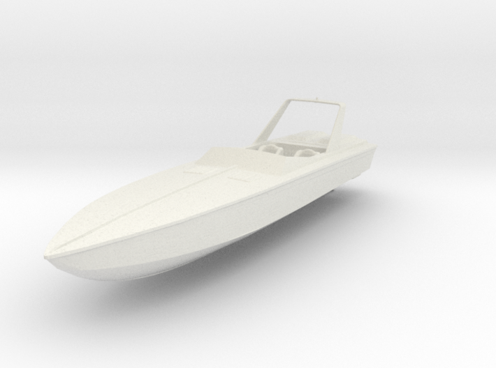 Miami Vice Scrab Boat 3d printed