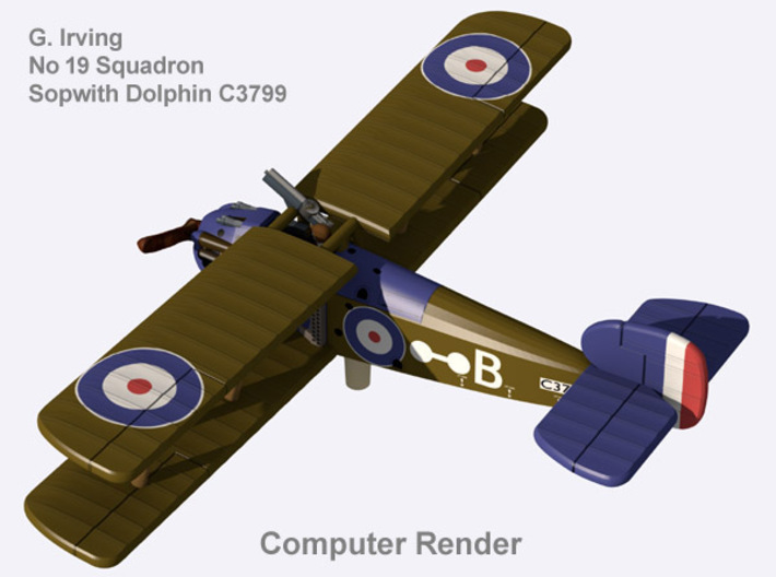 Gordon Irving Sopwith Dolphin (full color) 3d printed