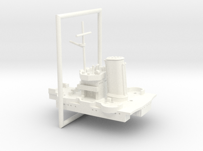 1/700 USS Salt Lake City (1945) RearSuperstructure 3d printed