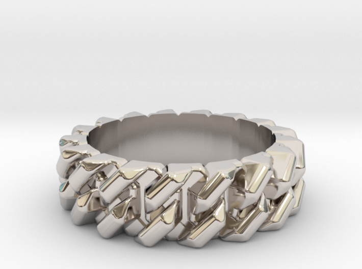 Cuban Link Solid Band All Sizes, Multisize 3d printed